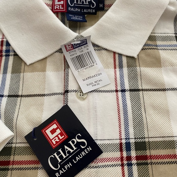 Chaps Short Sleeve Polo Style Shirt - Picture 3 of 4